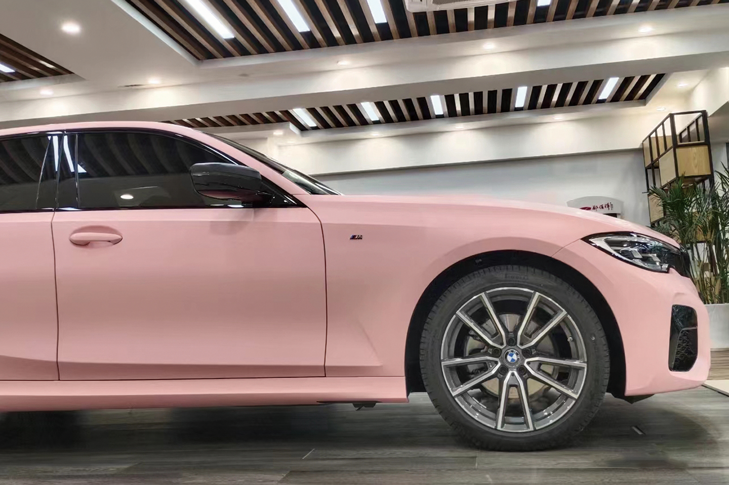 Satin Sakura Pink Vinyl Wraps