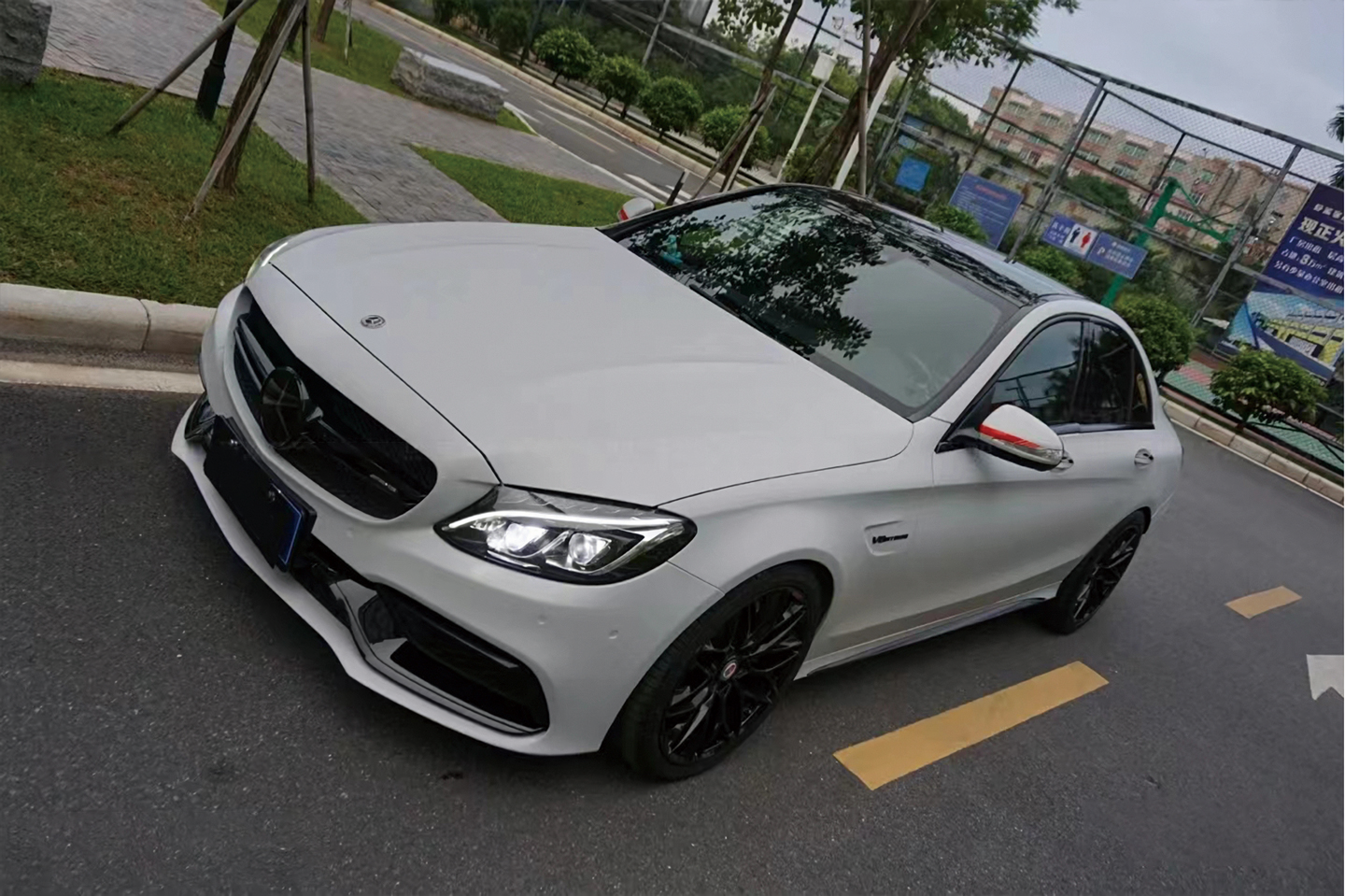 Satin Volcanic Gray Vinyl Wraps