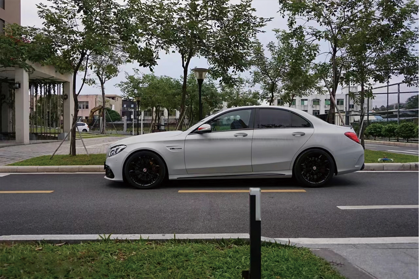 Satin Volcanic Gray Vinyl Wraps