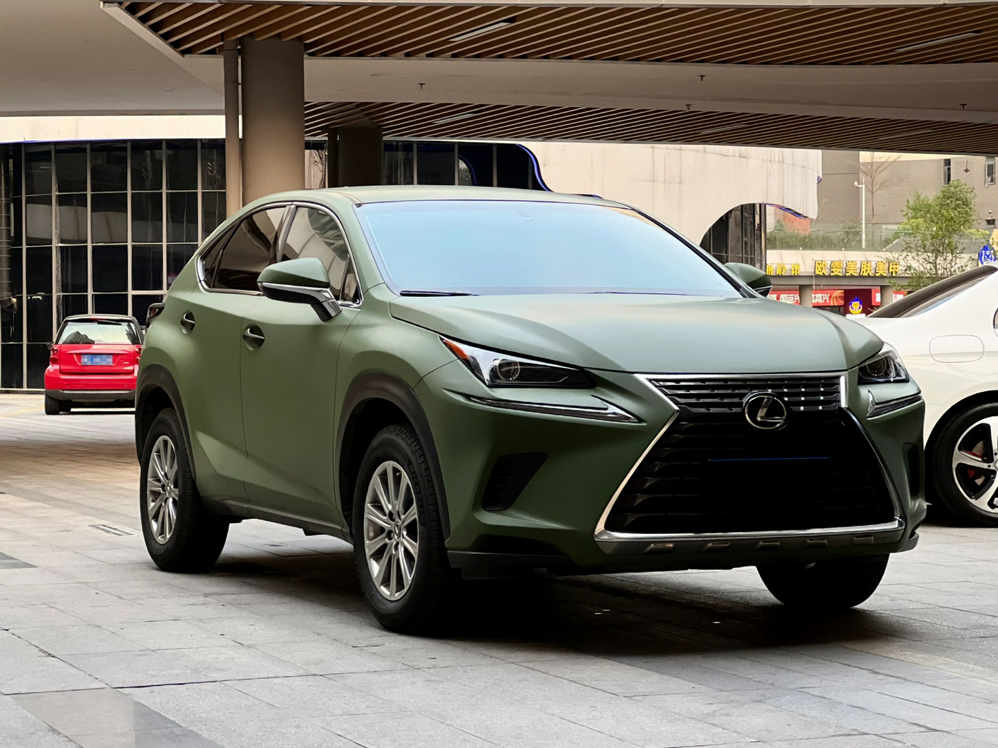 Satin Army Green Vinyl Wraps