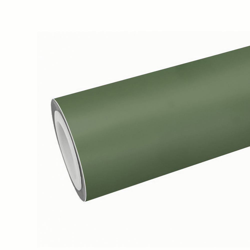 Satin Army Green Vinyl Wraps