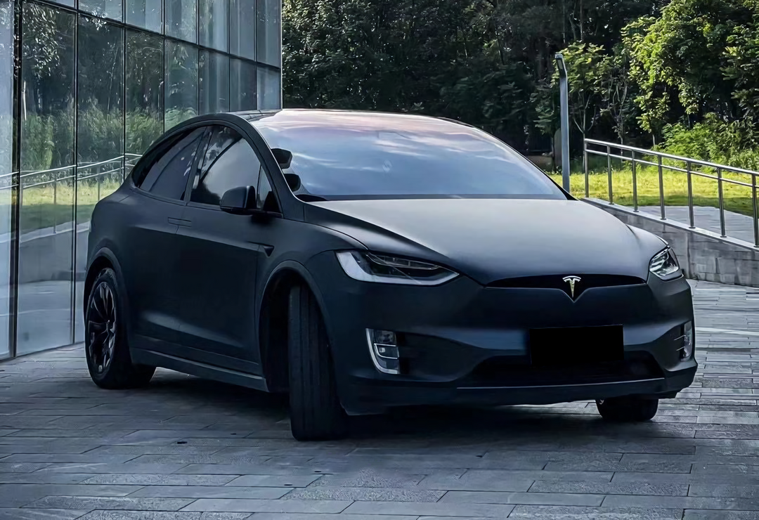 Satin Shadow Black Vinyl Wrap