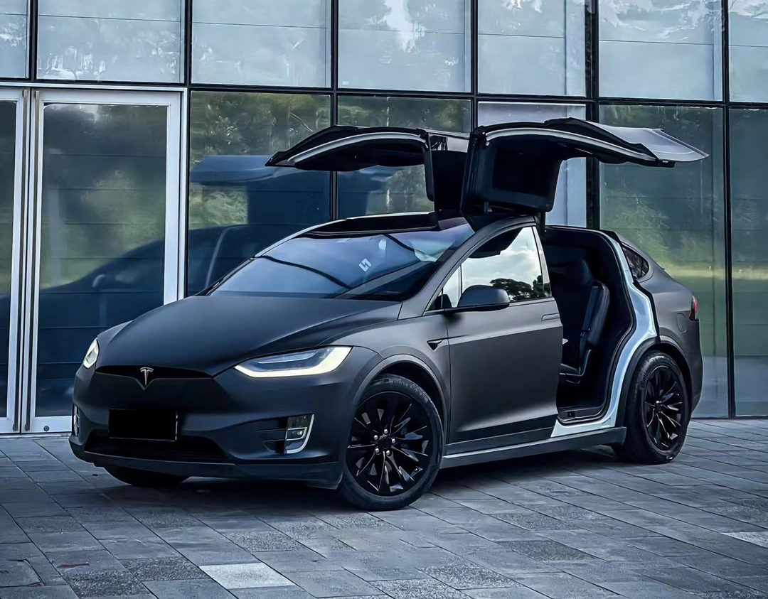 Satin Shadow Black Vinyl Wrap