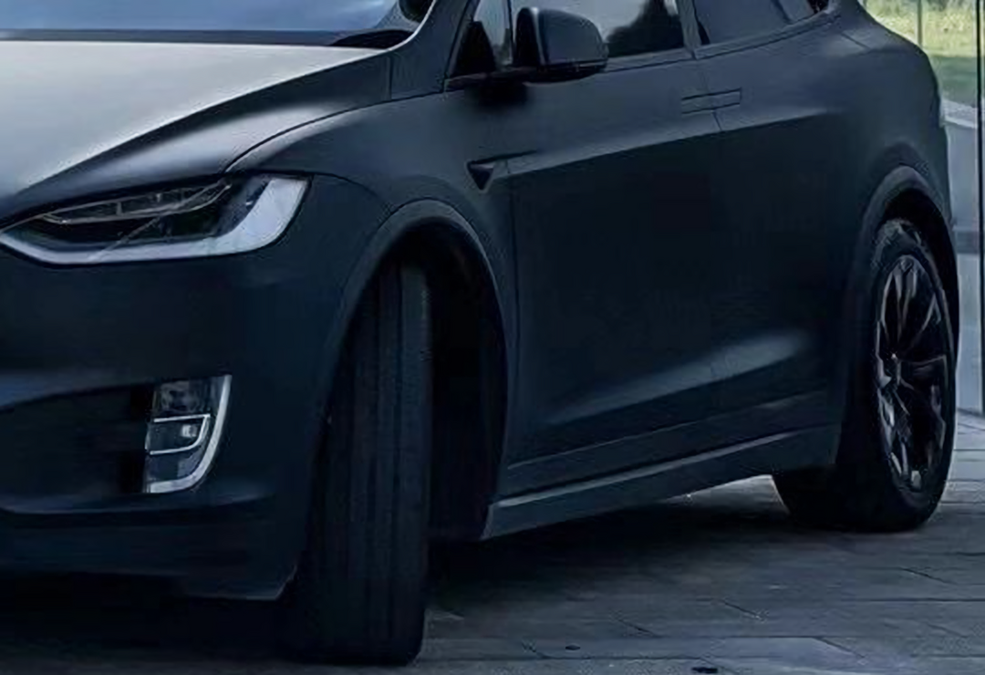 Satin Shadow Black Vinyl Wrap