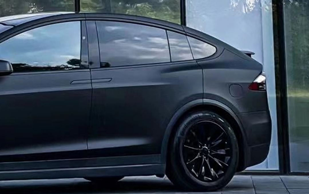 Satin Shadow Black Vinyl Wrap