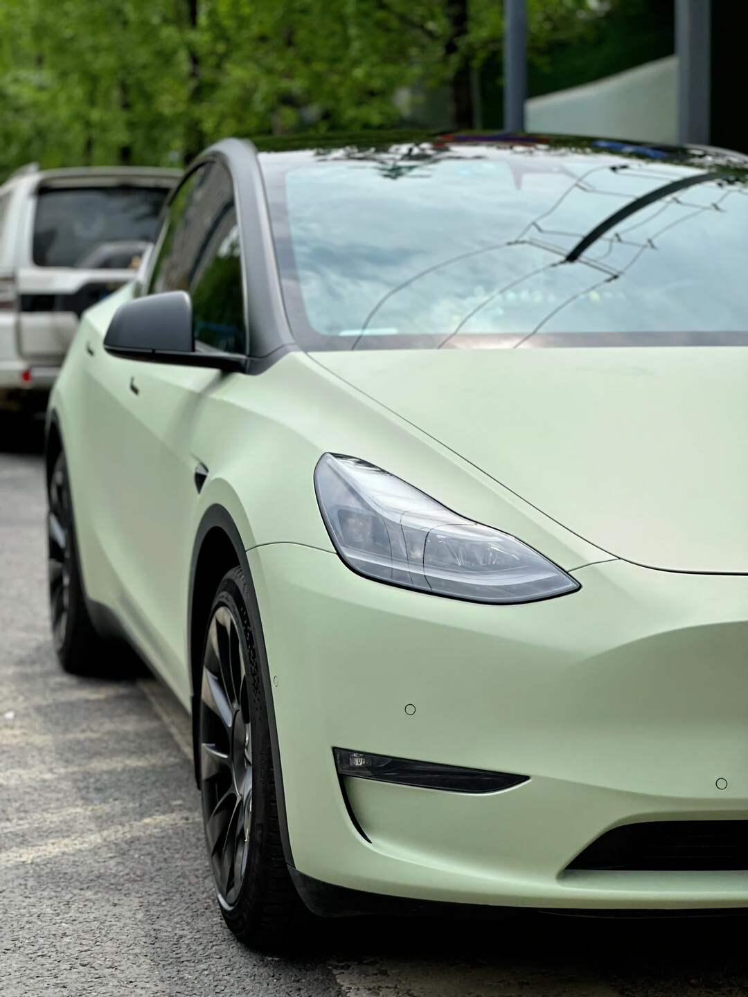 Satin Khaki Green Vinyl Wraps