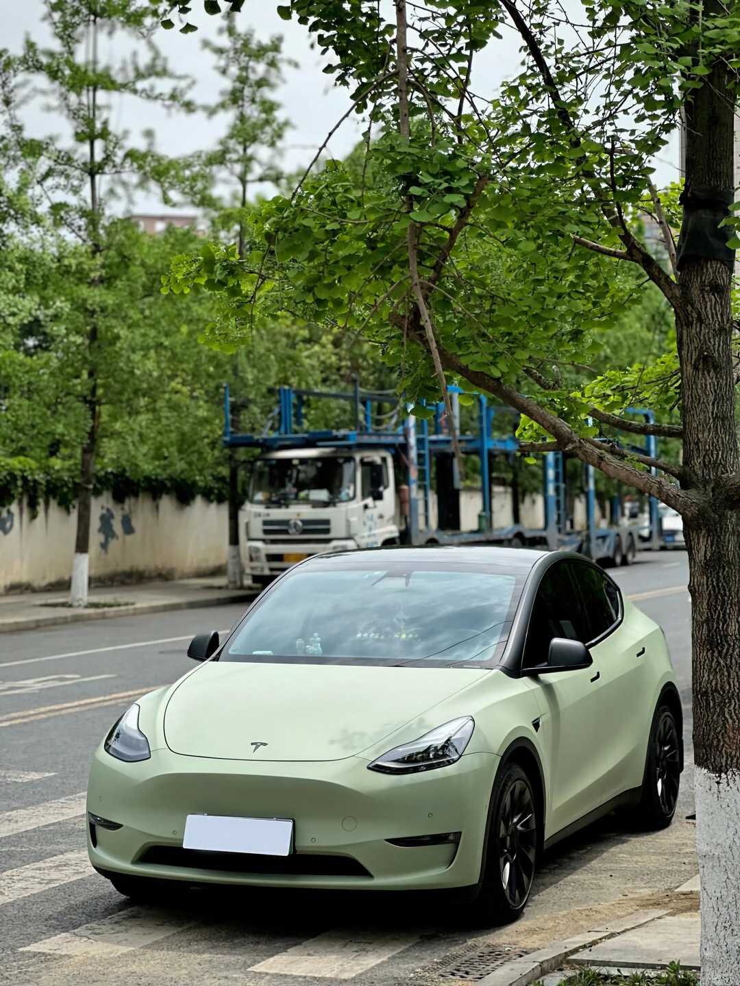 Satin Khaki Green Vinyl Wraps