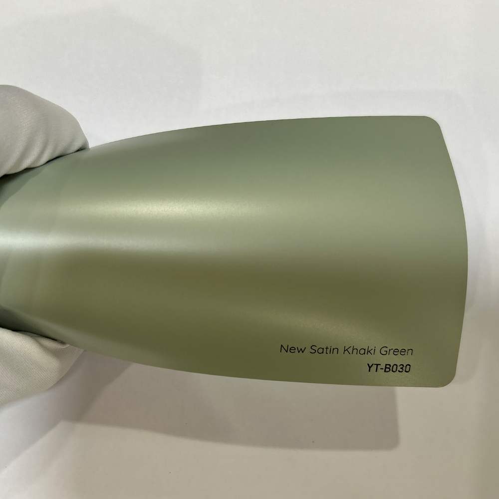 Satin Khaki Green Vinyl Wraps