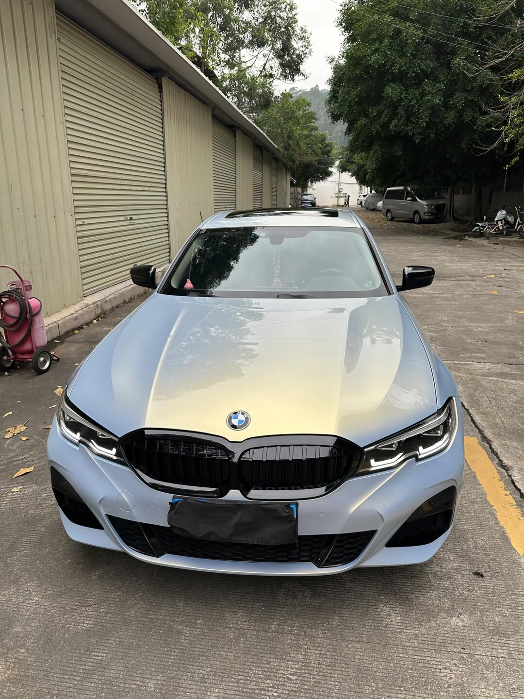 Blue Turn Gold Vinyl Wraps