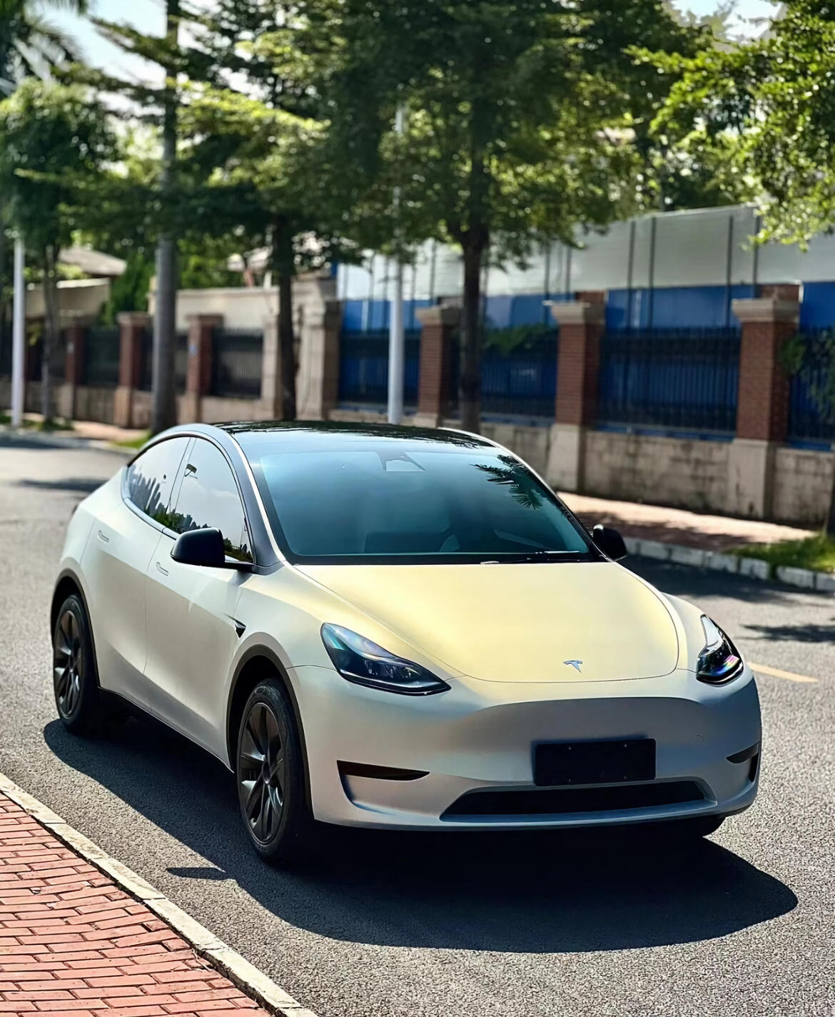Blue Turn Gold (MATTE) Vinyl Wrap