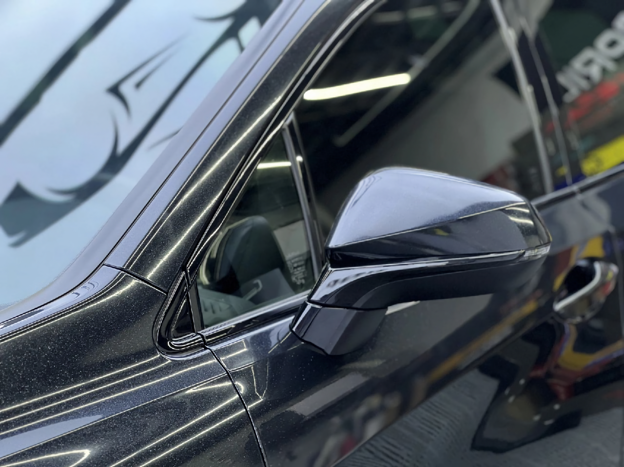 Pearlescent Black Vinyl Wrap
