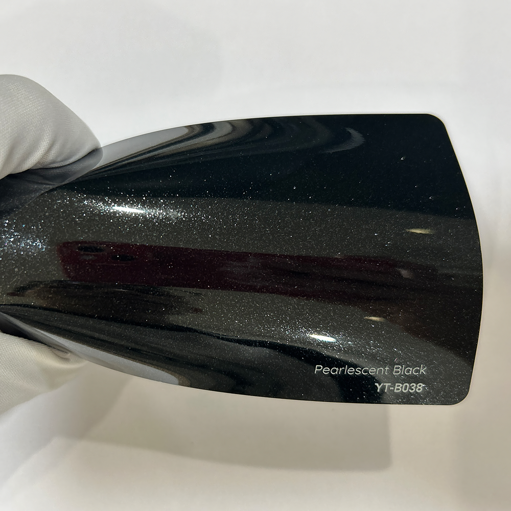 Pearlescent Black Vinyl Wrap