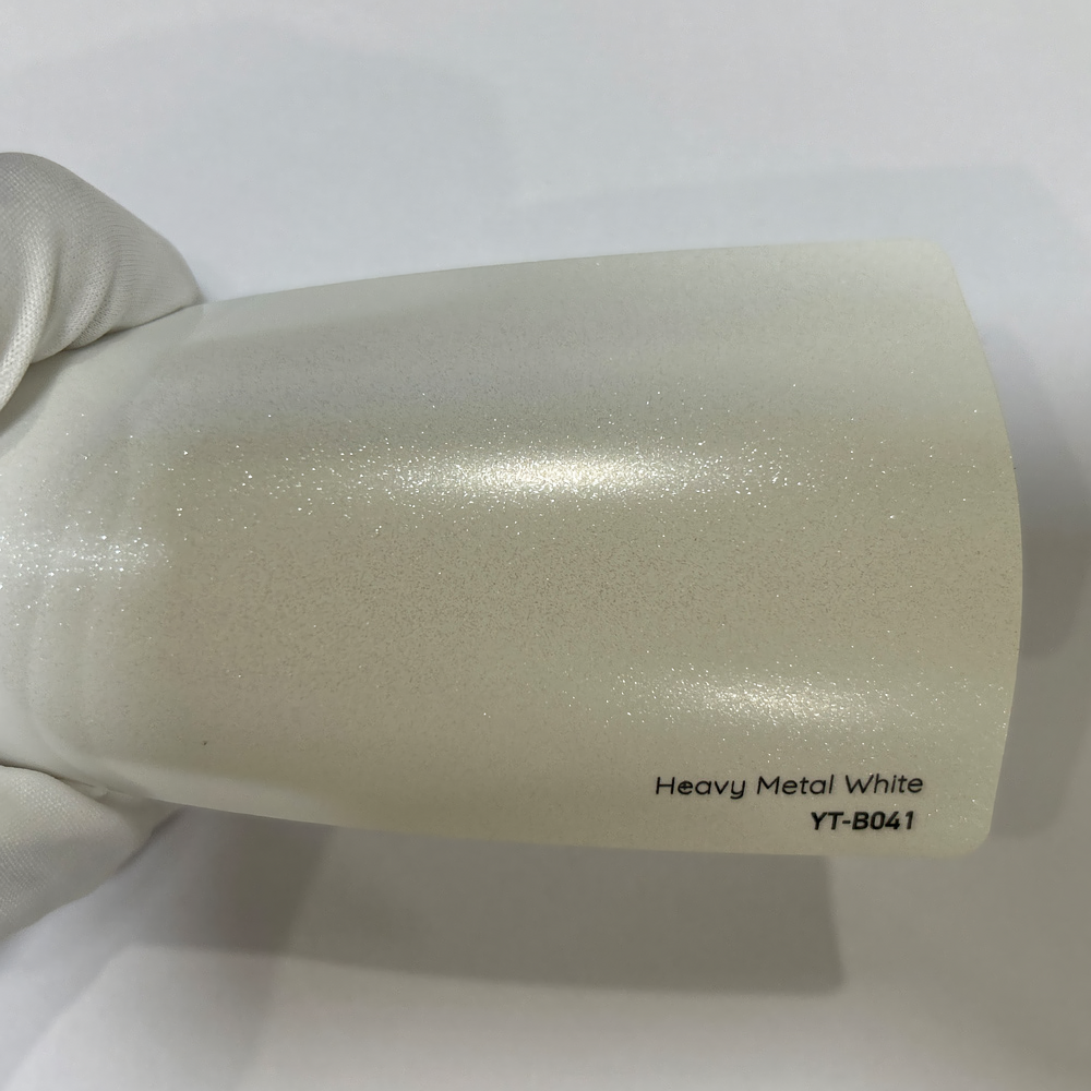 Heavy Metal White Vinyl Wrap