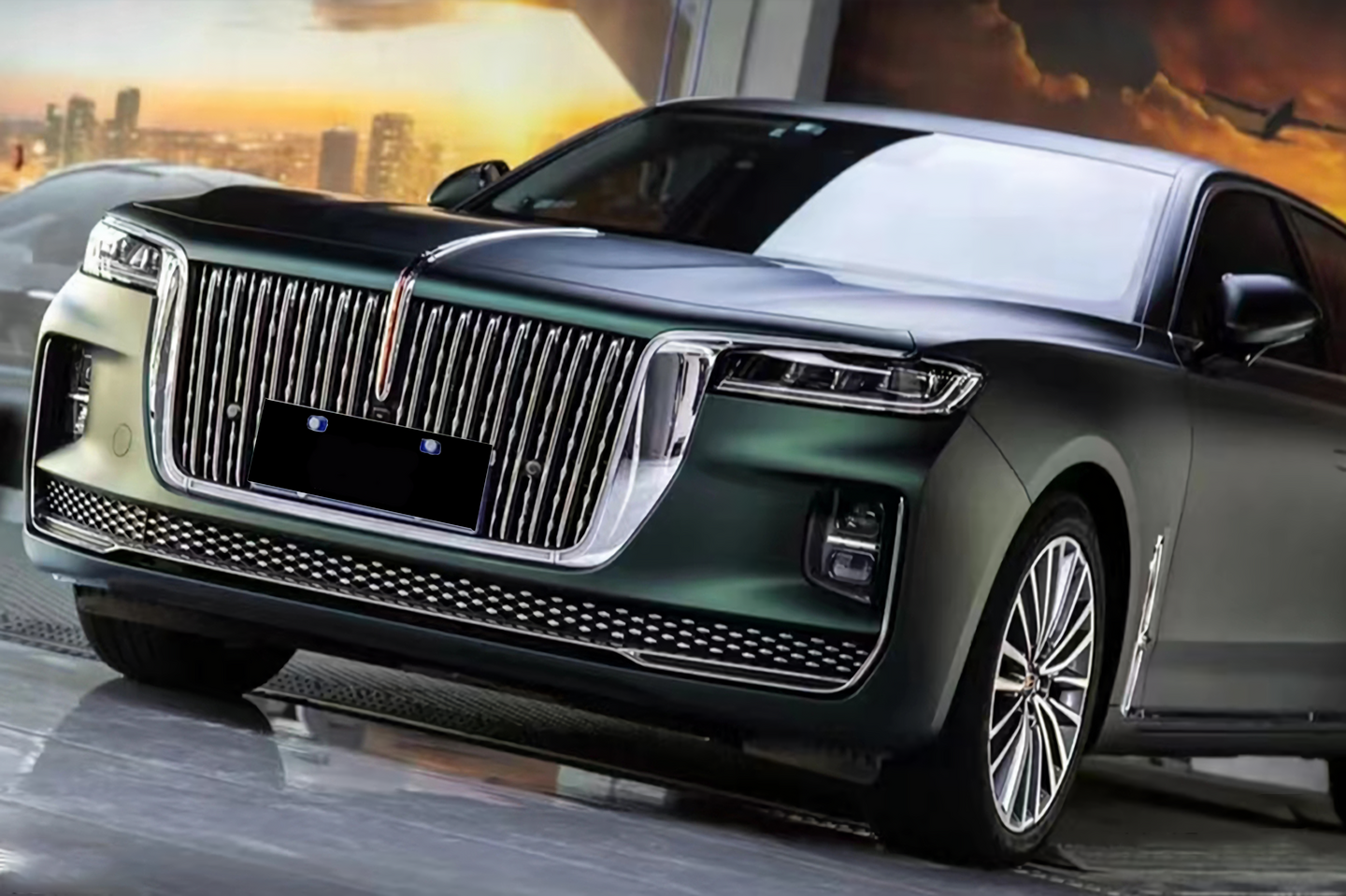 Ghost Metal Green Vinyl Wrap