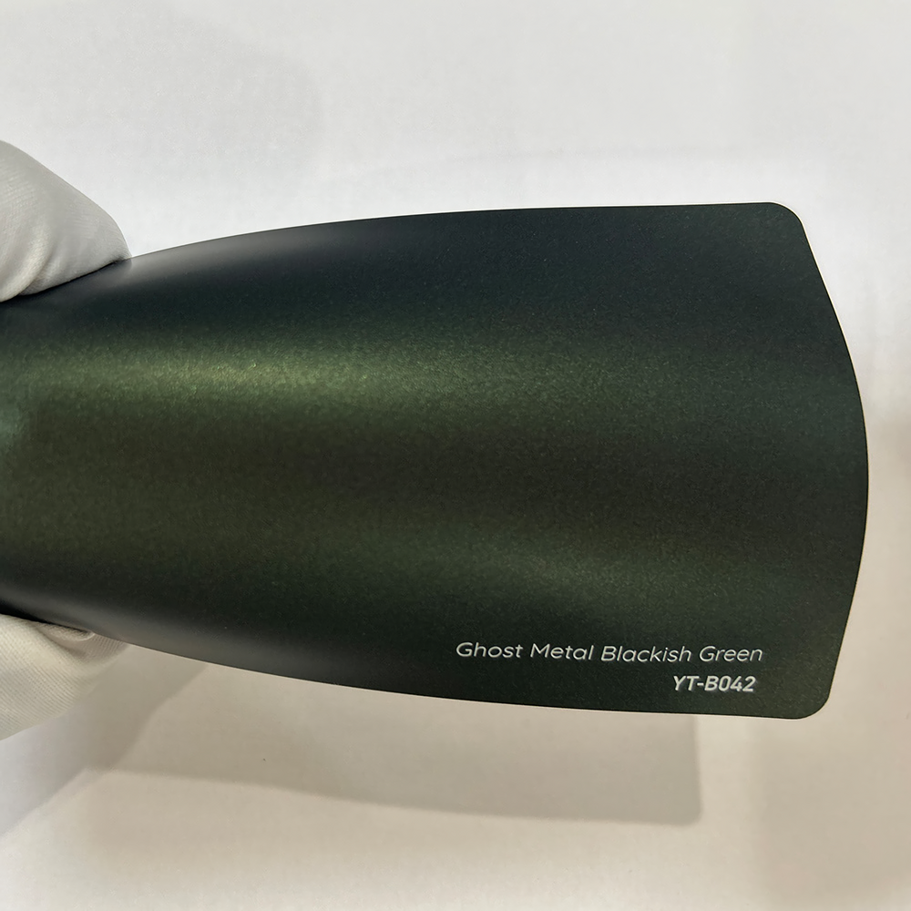 Ghost Metal Green Vinyl Wrap