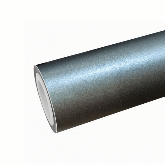 Ghost Metal Gray Blue Vinyl Wrap