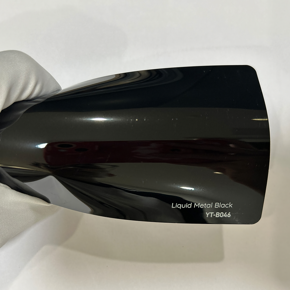 Liquid Metal Black Vinyl Wrap