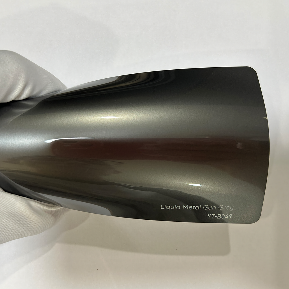 Liquid Metal Gun Gray Vinyl Wrap