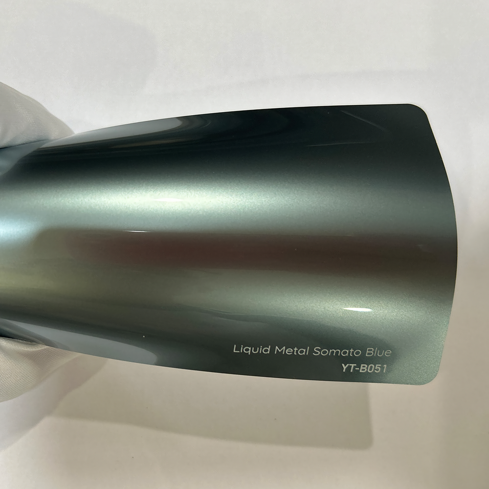 Liquid Metal Somato Blue Vinyl Wrap