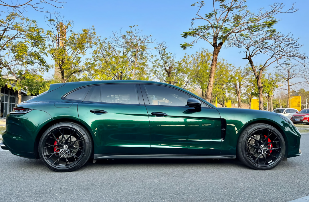 Liquid Metal Poison Green Vinyl Wrap