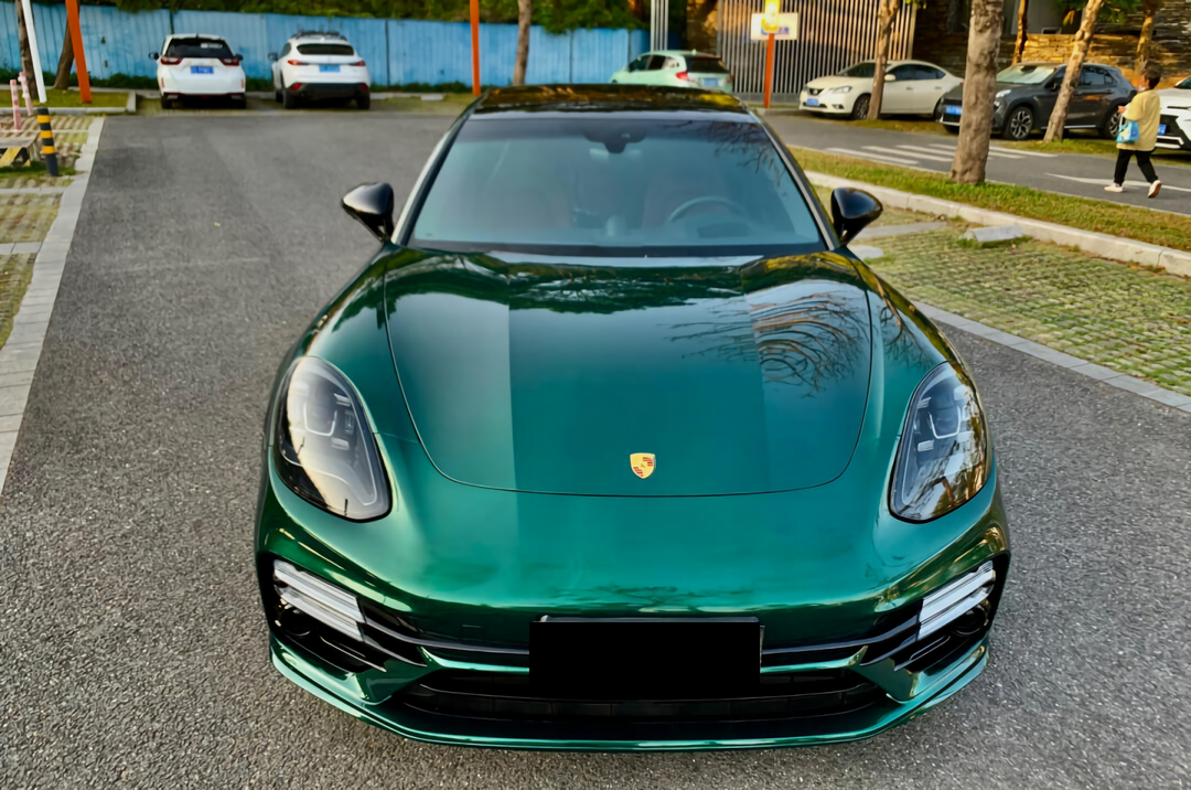 Liquid Metal Poison Green Vinyl Wrap