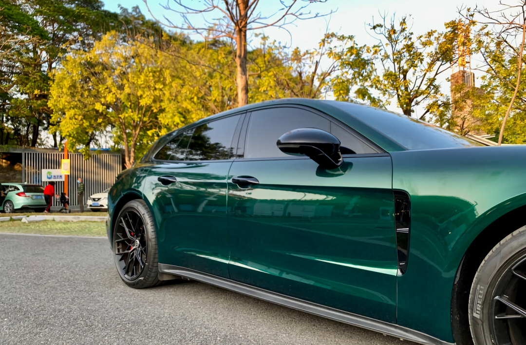 Liquid Metal Poison Green Vinyl Wrap