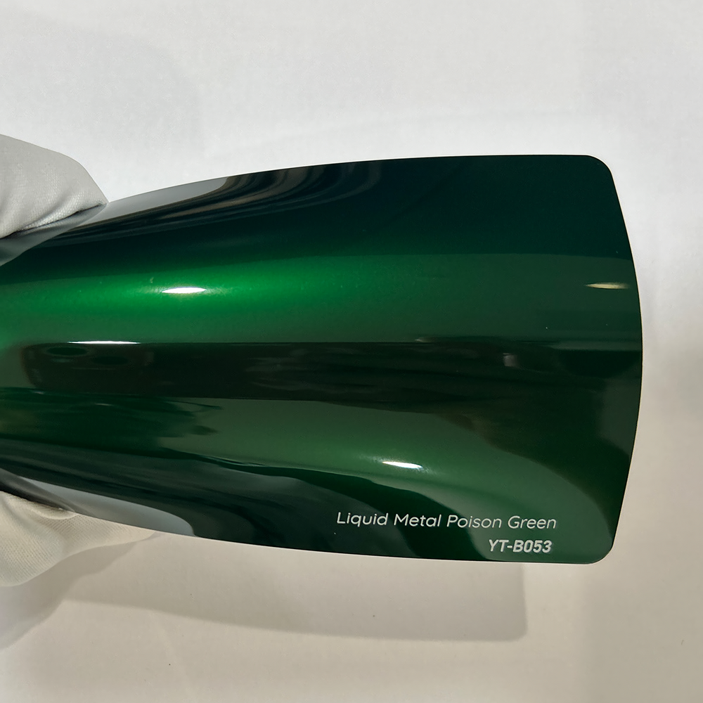 Liquid Metal Poison Green Vinyl Wrap