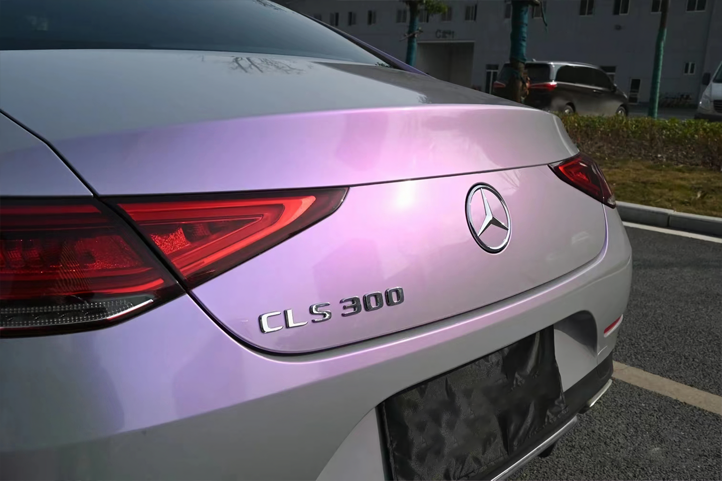 Phantom Gray Purple Vinyl Wrap