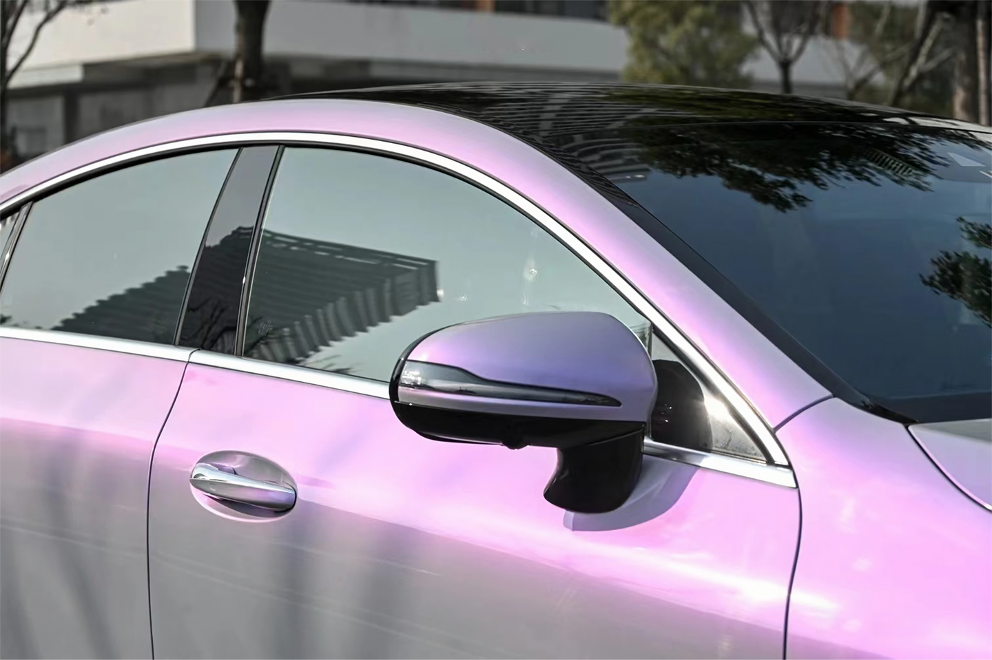 Phantom Gray Purple Vinyl Wrap